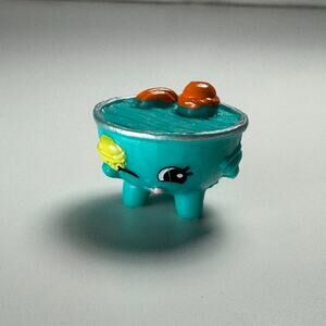 Shopkins Figurine Barb B Que BBQ Turquoise Teal Blue Green Season 5 #5-021